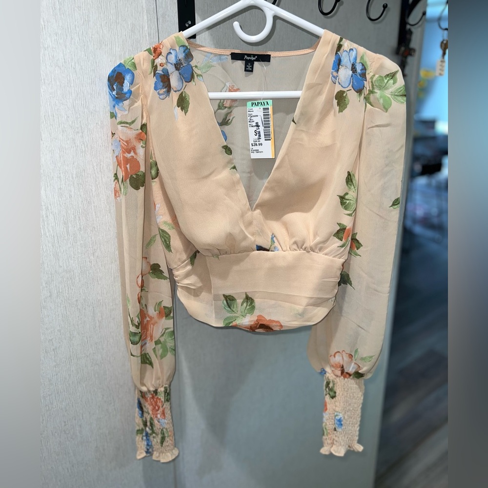 PAPAYA BLUSH TOP
